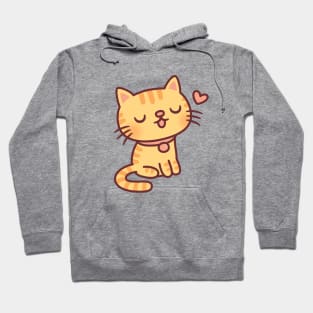 Cute Little Orange Tabby Cat Hoodie